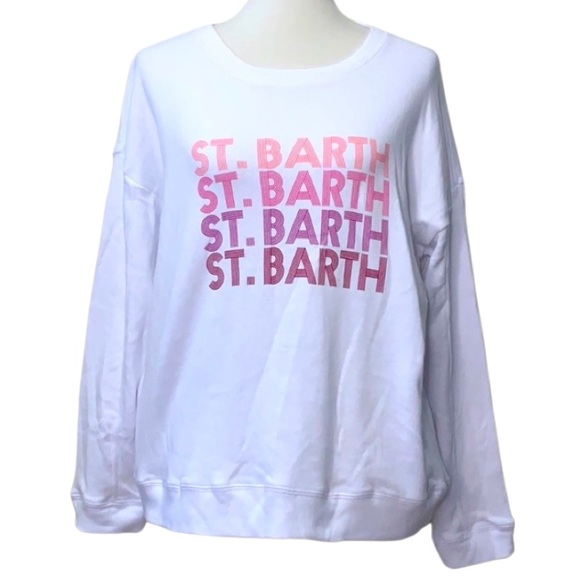 GENERATION LOVE St. Barths White Sweatshirt S - Picture 1 of 7